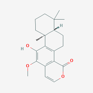 molecular formula C21H26O4 B1255534 Swartziarboreol C 