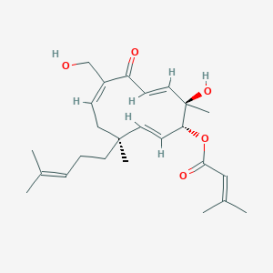 molecular formula C25H36O5 B1255537 vibsanin B 