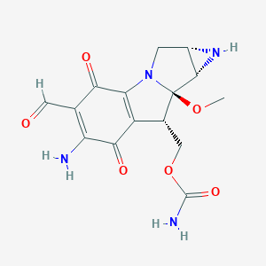 B125554 6-Demethyl-6-formylmitomycin C CAS No. 146376-40-1