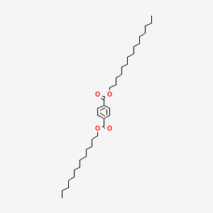 molecular formula C36H62O4 B12555436 Pentadecyl tridecyl benzene-1,4-dicarboxylate CAS No. 142626-83-3