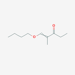 molecular formula C10H18O2 B12555484 1-Butoxy-2-methylpent-1-EN-3-one CAS No. 189310-14-3