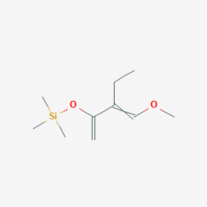 {[3-(Methoxymethylidene)pent-1-en-2-yl]oxy}(trimethyl)silane