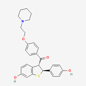 molecular formula C28H29NO4S B1255553 Dihydroraloxifene 