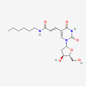 2'-Deoxy-5-[3-(hexylamino)-3-oxoprop-1-en-1-yl]uridine