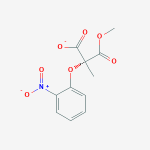 (2R)-3-methoxy-2-methyl-2-(2-nitrophenoxy)-3-oxopropanoate