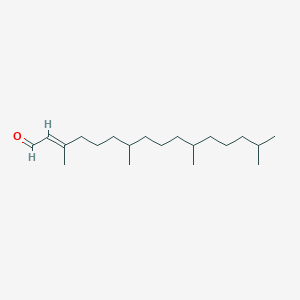 3,7,11,15-tetramethyl-2E-hexadecenal