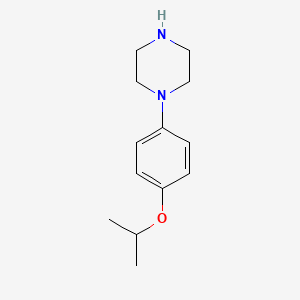 molecular formula C13H20N2O B12555580 1-(4-Isopropoxyphenyl)piperazine CAS No. 144881-51-6