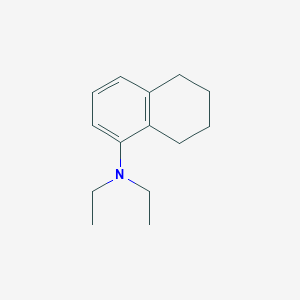 molecular formula C14H21N B12555586 N,N-Diethyl-5,6,7,8-tetrahydronaphthalen-1-amine CAS No. 143317-11-7