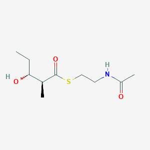 S-(2-acetamidoethyl) (2S,3R)-3-hydroxy-2-methylpentanethioate