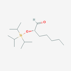 (2S)-2-{[Tri(propan-2-yl)silyl]oxy}heptanal