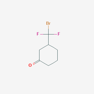 Cyclohexanone, 3-(bromodifluoromethyl)-