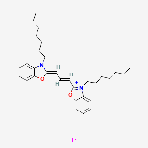 3,3'-Diheptyloxacarbocyanine iodide