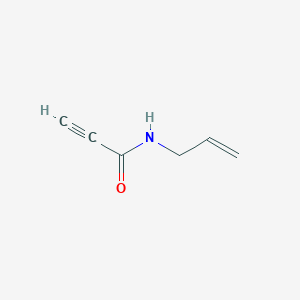 molecular formula C6H7NO B12555644 2-Propynamide, N-2-propenyl- CAS No. 146722-42-1