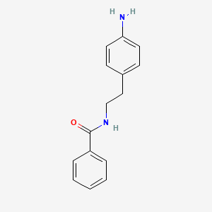 molecular formula C15H16N2O B12555650 N-(4-Aminophenethyl)benzamide CAS No. 144765-53-7