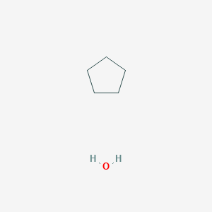 molecular formula C5H12O B12555658 Cyclopentane hydrate CAS No. 190390-20-6