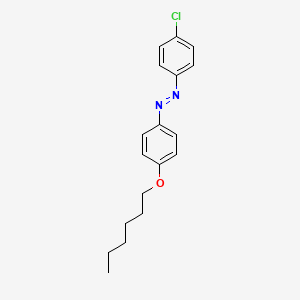 (E)-1-(4-Chlorophenyl)-2-[4-(hexyloxy)phenyl]diazene