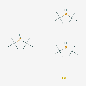 Ditert-butylphosphane;palladium