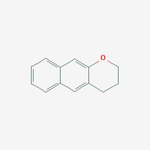 molecular formula C13H12O B12555723 2H-Naphtho[2,3-b]pyran, 3,4-dihydro- CAS No. 194285-18-2