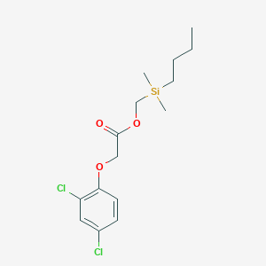 [Butyl(dimethyl)silyl]methyl (2,4-dichlorophenoxy)acetate