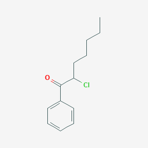 2-Chloro-1-phenylheptan-1-one