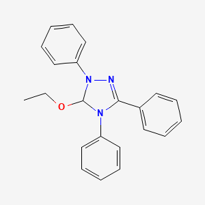 5-Ethoxy-1,3,4-triphenyl-4,5-dihydro-1h-1,2,4-triazole