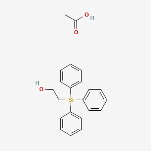 Acetic acid;2-triphenylsilylethanol