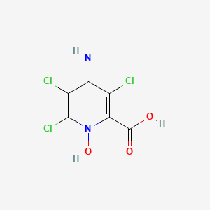 3,5,6-Trichloro-1-hydroxy-4-imino-1,4-dihydropyridine-2-carboxylic acid