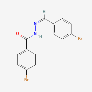 molecular formula C14H10Br2N2O B12555869 N'-(4-Bromobenzylidene)-4-bromobenzhydrazide 