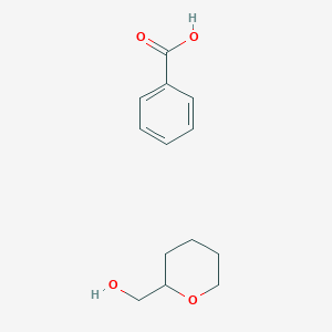 molecular formula C13H18O4 B12555877 Benzoic acid;oxan-2-ylmethanol CAS No. 152711-52-9