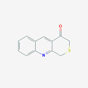 molecular formula C12H9NOS B12555928 1H-Thiopyrano[3,4-b]quinolin-4(3H)-one CAS No. 188739-03-9