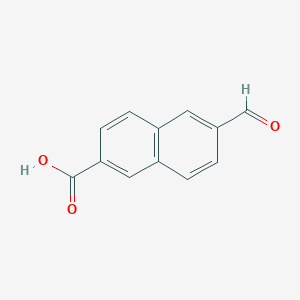 molecular formula C12H8O3 B1255593 6-Formyl-2-naphthoic acid 