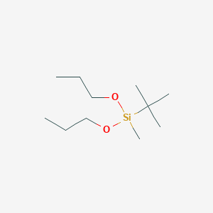 molecular formula C11H26O2Si B12555962 tert-Butyl(methyl)dipropoxysilane CAS No. 168900-91-2