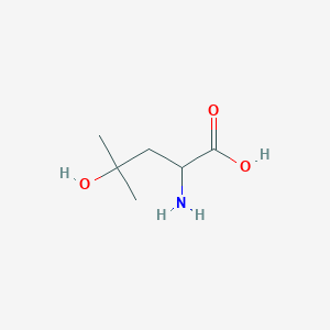 molecular formula C6H13NO3 B1255599 2-Amino-4-hydroxy-4-methylpentanoic acid 