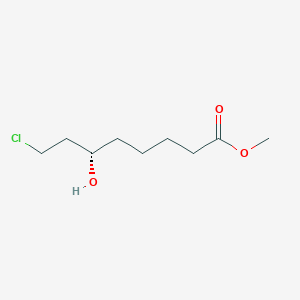 Octanoic acid, 8-chloro-6-hydroxy-, methyl ester, (6S)-