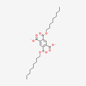 molecular formula C28H40O8-2 B12556004 2,5-Bis[(nonyloxy)carbonyl]benzene-1,4-dicarboxylate CAS No. 168092-69-1