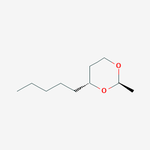 molecular formula C10H20O2 B12556078 (2R,4R)-2-Methyl-4-pentyl-1,3-dioxane CAS No. 193292-87-4