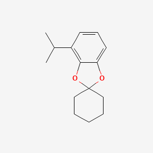 Spiro[1,3-benzodioxole-2,1'-cyclohexane], 4-(1-methylethyl)-