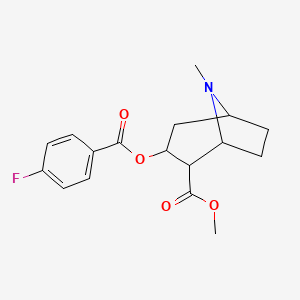 molecular formula C17H20FNO4 B1255609 4'-Fluorococaine 