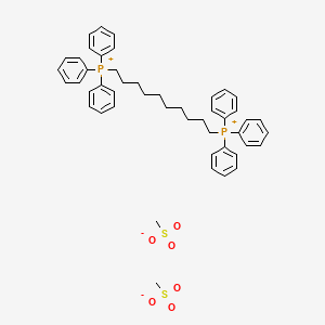 (Decane-1,10-diyl)bis(triphenylphosphanium) dimethanesulfonate