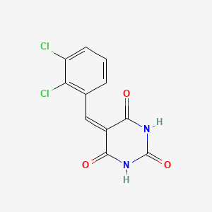 molecular formula C11H6Cl2N2O3 B12556093 5-[(2,3-Dichlorophenyl)methylidene]pyrimidine-2,4,6(1H,3H,5H)-trione CAS No. 148119-29-3