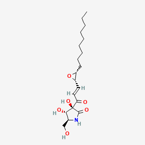 (3S,4S,5S)-3,4-dihydroxy-5-(hydroxymethyl)-3-[(E)-3-[(2S,3R)-3-nonyloxiran-2-yl]prop-2-enoyl]pyrrolidin-2-one