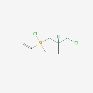 Chloro(3-chloro-2-methylpropyl)ethenyl(methyl)silane