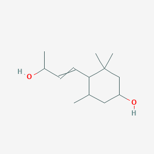 4-(3-Hydroxybut-1-en-1-yl)-3,3,5-trimethylcyclohexan-1-ol