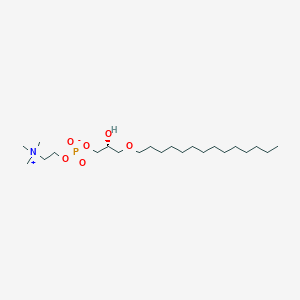 molecular formula C22H48NO6P B1255613 1-Tetradecyl-sn-glycero-3-phosphocholine 