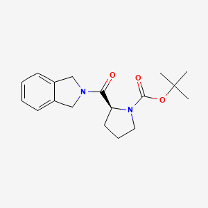 2alpha-[(Isoindoline-2-yl)carbonyl]pyrrolidine-1-carboxylic acid tert-butyl ester