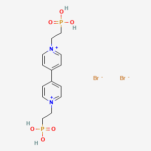 1,1'-Bis(2-phosphonoethyl)-4,4'-bipyridin-1-ium dibromide