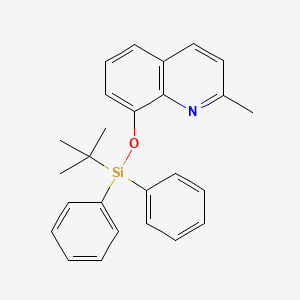 8-{[tert-Butyl(diphenyl)silyl]oxy}-2-methylquinoline