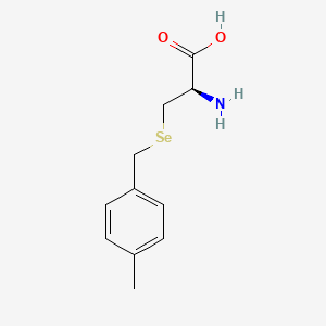 molecular formula C11H15NO2Se B12556144 3-[(4-Methylbenzyl)seleno]-L-alanine CAS No. 176300-64-4