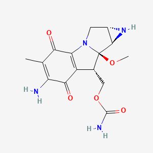 (1aS,8S,8aR,8bS)-6-Amino-8-[[(aminocarbonyl)oxy]methyl]-1,1a,2,8,8a,8b-hexahydro-8a-methoxy-5-methylazirino[2',3':3,4]pyrrolo[1,2-a]indole-4,7-dione