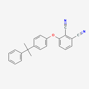 molecular formula C23H18N2O B12556166 1,2-Benzenedicarbonitrile, 3-[4-(1-methyl-1-phenylethyl)phenoxy]- CAS No. 165684-94-6